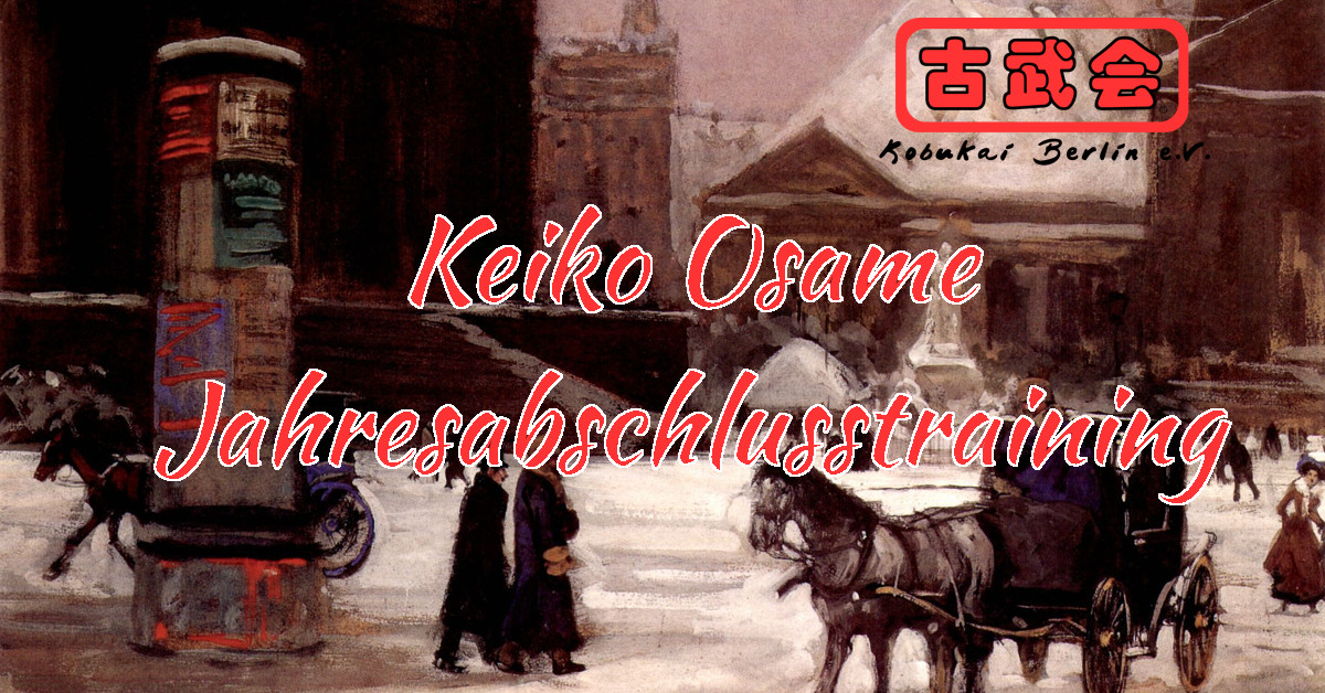 Keiko Osame, Jahresabschlusstraining