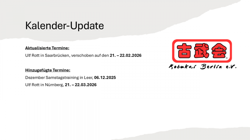 Kalender-Update November